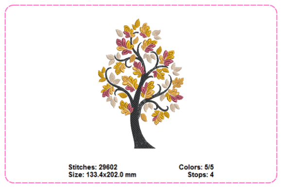 Tree Embroidery Designs